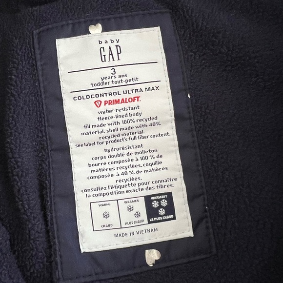 Baby Gap Toddler Girl Hearts Jacket with Fur - Picture 8 of 8